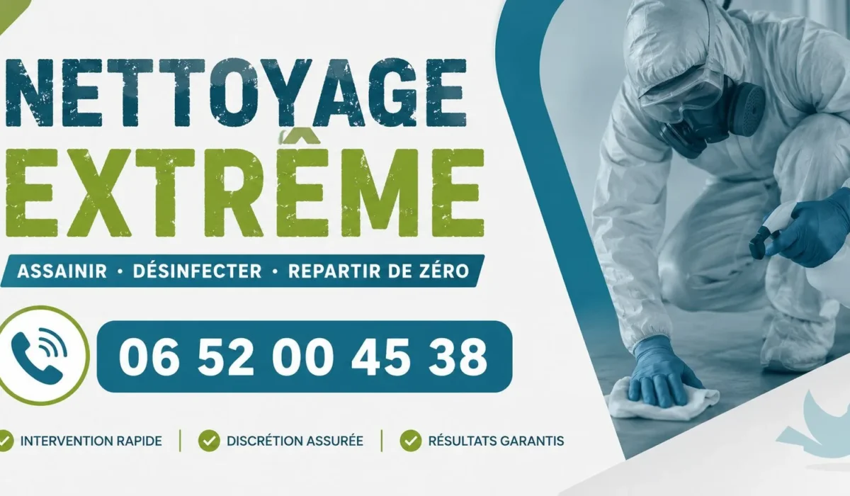 Calais : Nos prestations de nettoyage extrême