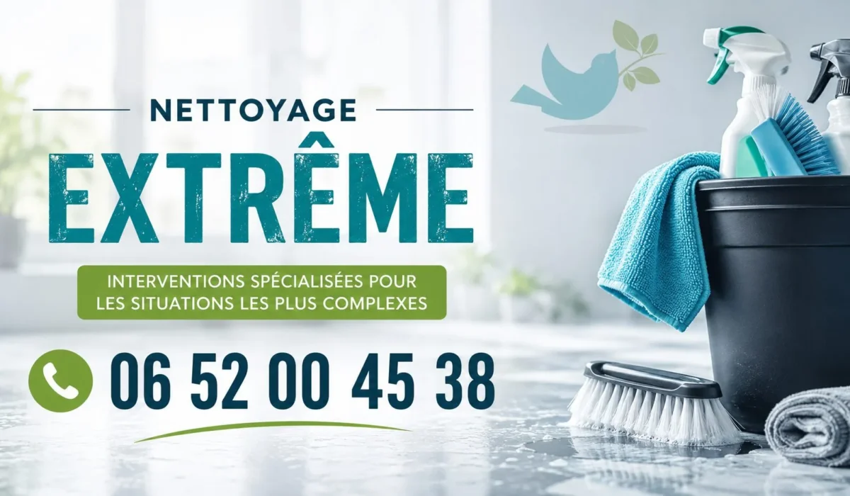 Cambrai : nos prestations de nettoyage extrême