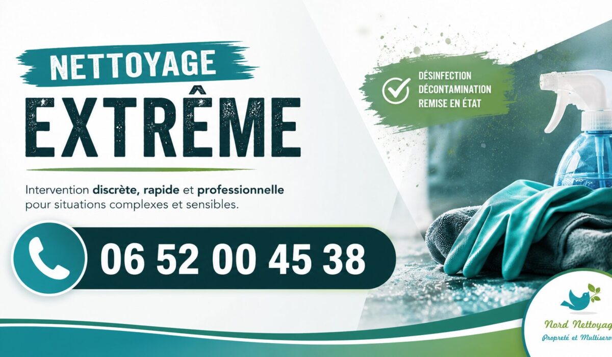 Entreprise spécialisée en nettoyage extrême à Carrières-sur-Seine avec désinfection, décontamination et remise en état de logements insalubres.