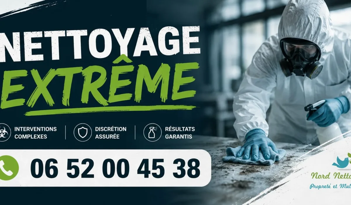 Cerny : nos prestations de nettoyage extrême