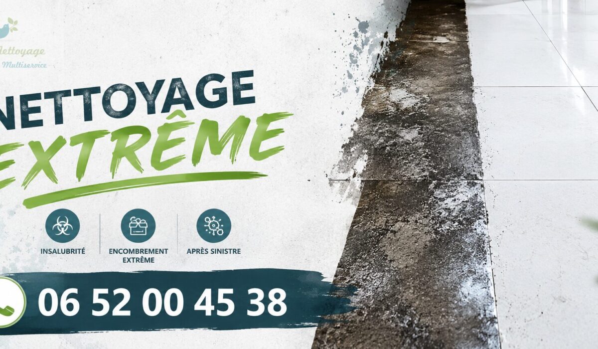 Nettoyage extrême à Cessy avec intervention professionnelle pour logements insalubres, syndrome de Diogène, après décès et sinistres.