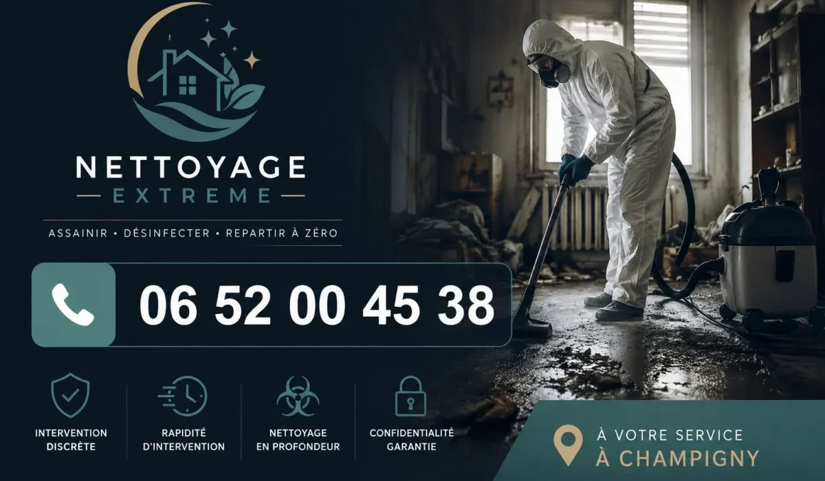 Champigny : nos prestations de nettoyage extrême