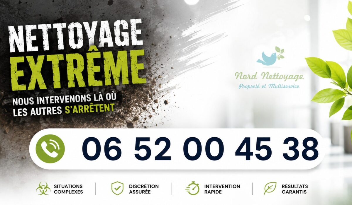 Nettoyage extrême à Champigny-sur-Marne – Intervention rapide pour logements insalubres, syndrome de Diogène, après décès et sinistres.