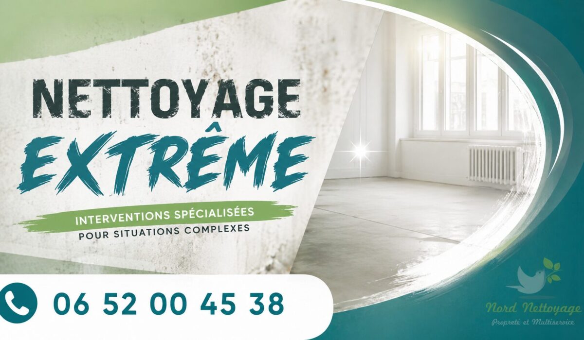 Intervention de nettoyage extrême à Chanas par Nord Nettoyage, spécialiste de la désinfection, du débarras et de la remise en état des logements insalubres.