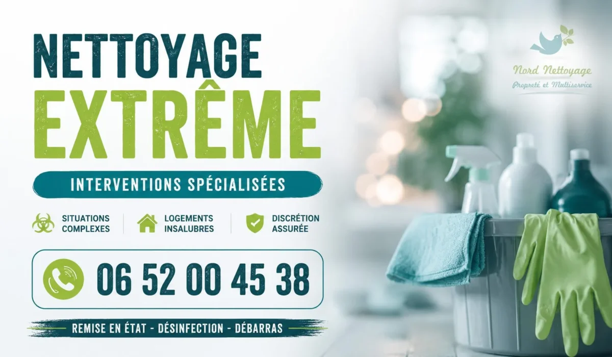Chauny : nos prestations de nettoyage extrême