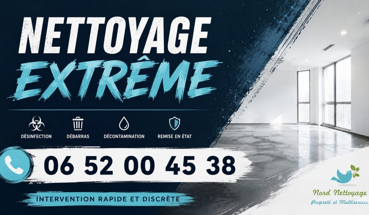 Service de nettoyage extrême à Chuzelles avec intervention spécialisée pour logements insalubres, syndrome de Diogène et remise en état après sinistre.
