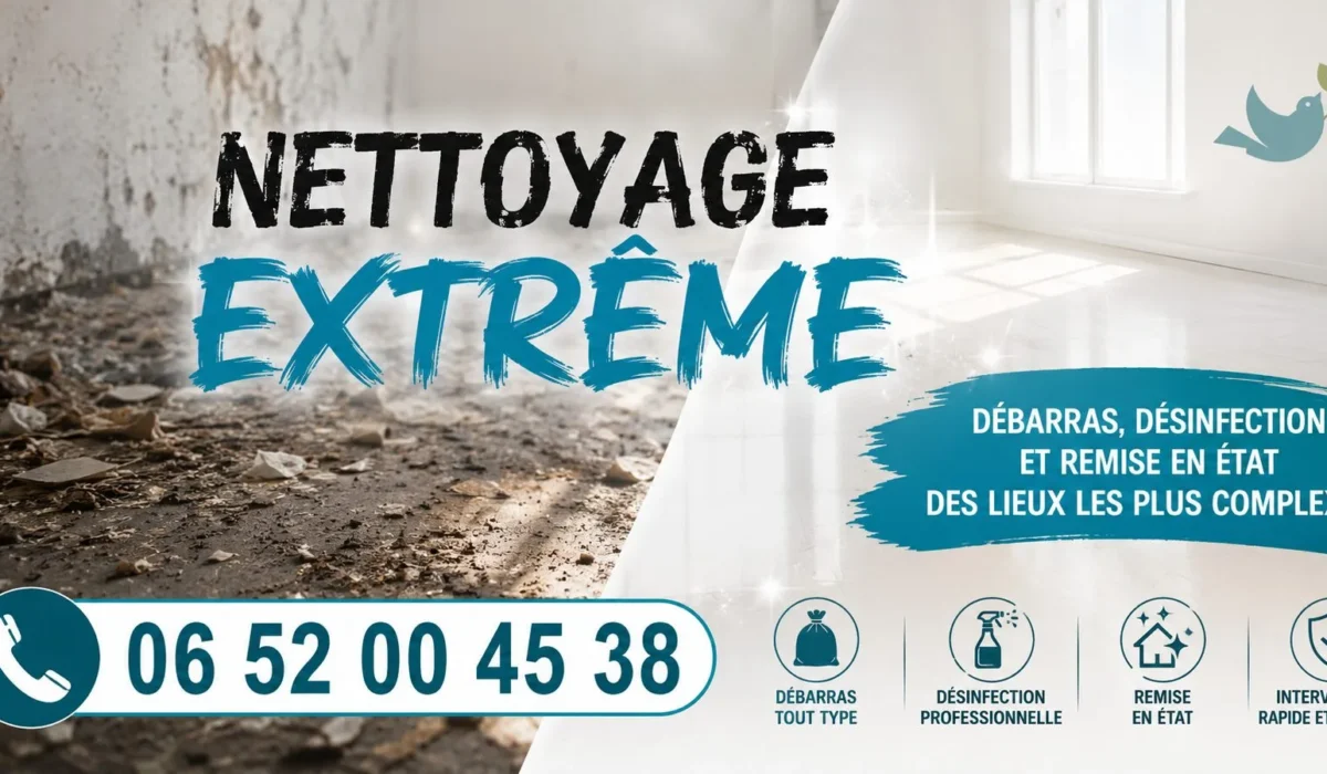 Coignières : nos prestations de nettoyage extrême