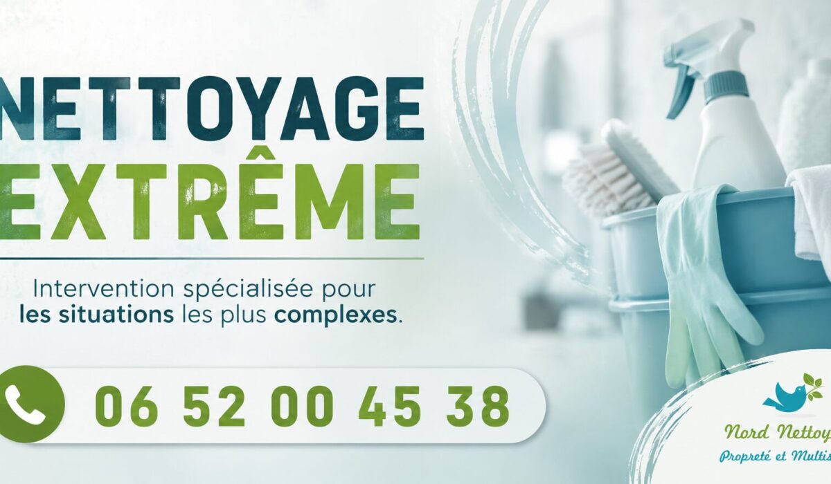 Service de nettoyage extrême à Colombes avec remise en état complète de logements insalubres, syndrome de Diogène et débarras spécialisé.
