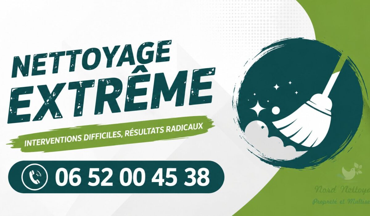Nettoyage extrême à Commelle-Vernay par Nord Nettoyage, spécialiste du débarras, de la désinfection et de la remise en état des logements insalubres.