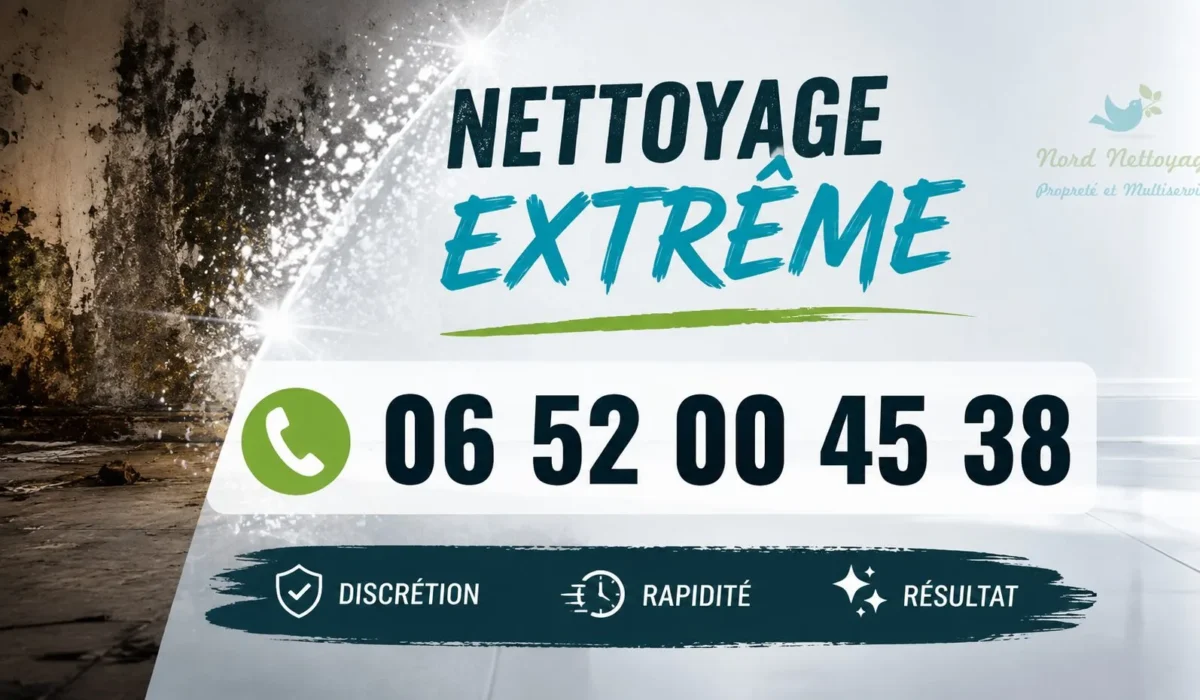 Compiègne : Nos prestations de nettoyage extrême