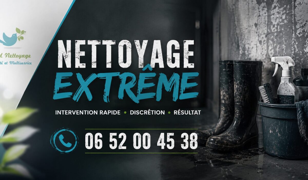 Nettoyage extrême à Coubon par Nord Nettoyage, intervention rapide pour logements insalubres, syndrome de Diogène, après décès et sinistres.
