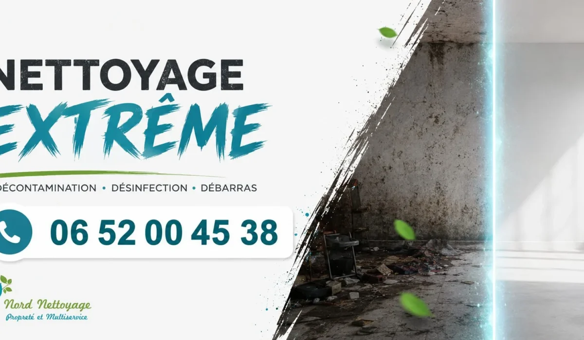 Courcelles-les-Lens : nos prestations de nettoyage extrême