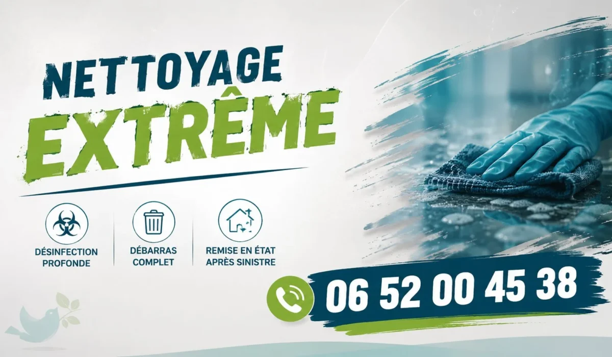 Courchelettes : nos prestations de nettoyage extrême