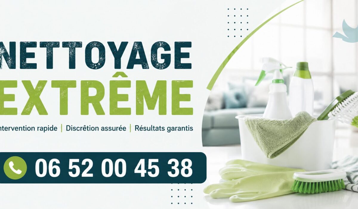 Service de nettoyage extrême à Courtry avec intervention rapide pour logements insalubres, débarras et désinfection complète.