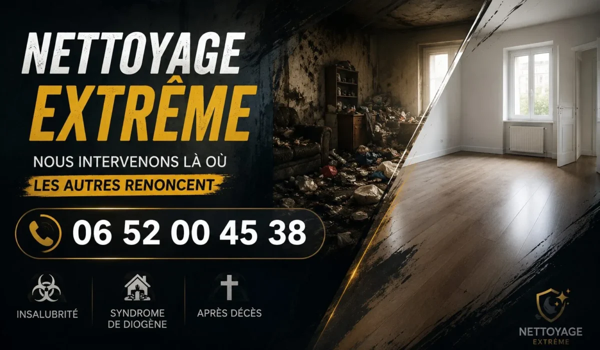 Coutiches : nos prestations de nettoyage extrême