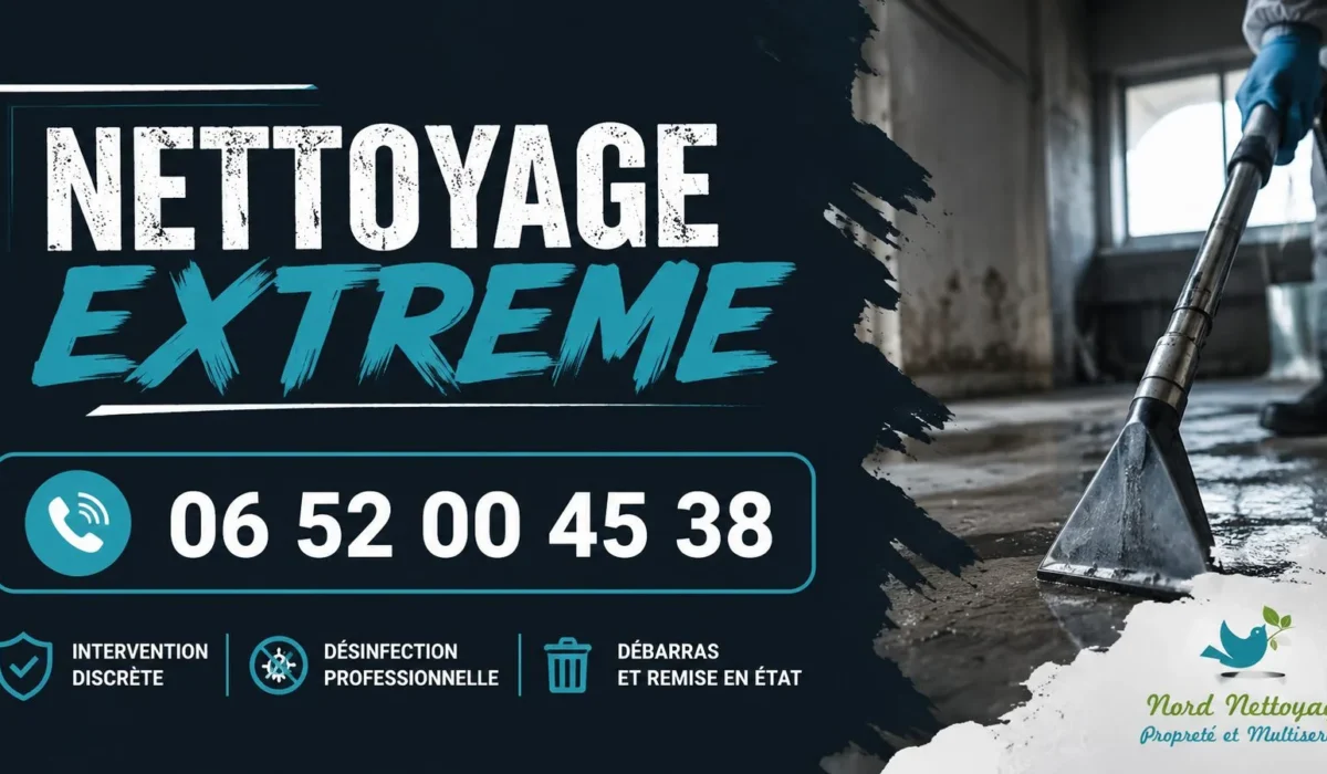 Creil : Nos prestations de nettoyage extrême