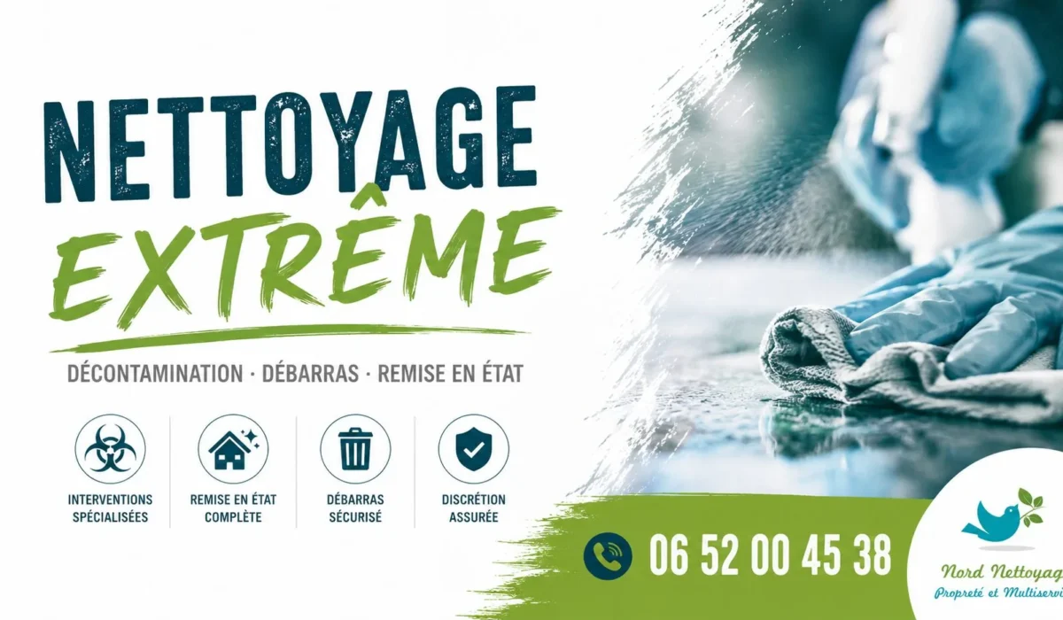 Crévecoeur-le-Grand : nos prestations de nettoyage extrême