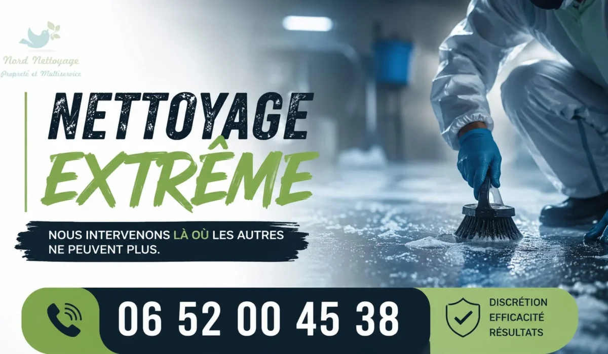 Croix : nos prestations de nettoyage extrême