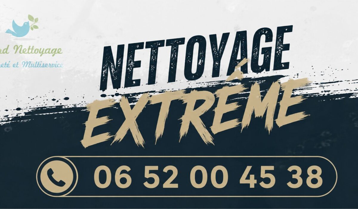 Intervention de nettoyage extrême à Davezieux par Nord Nettoyage avec remise en état de logements insalubres et numéro de contact.