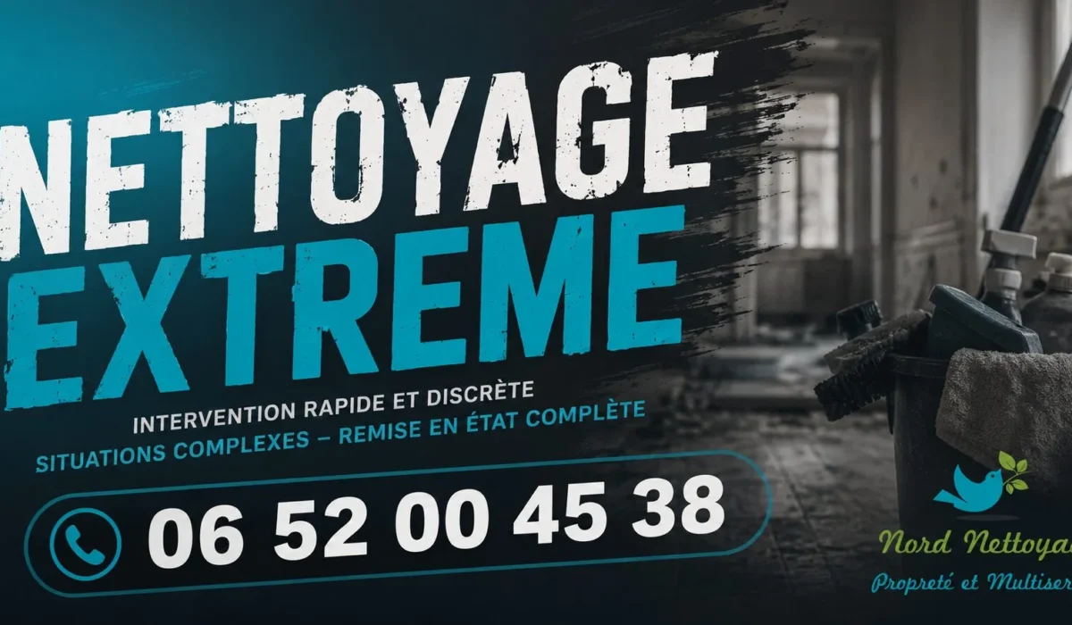 Dechy : nos prestations de nettoyage extrême