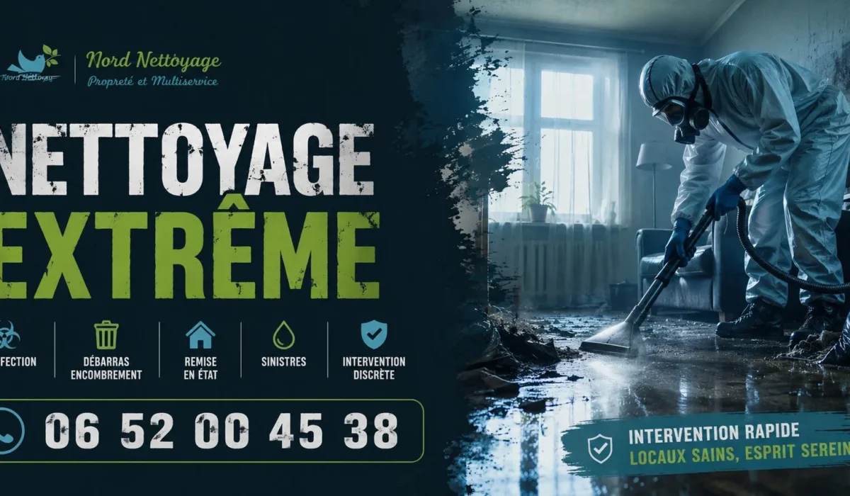 DOUAI : nos prestations de nettoyage extrême