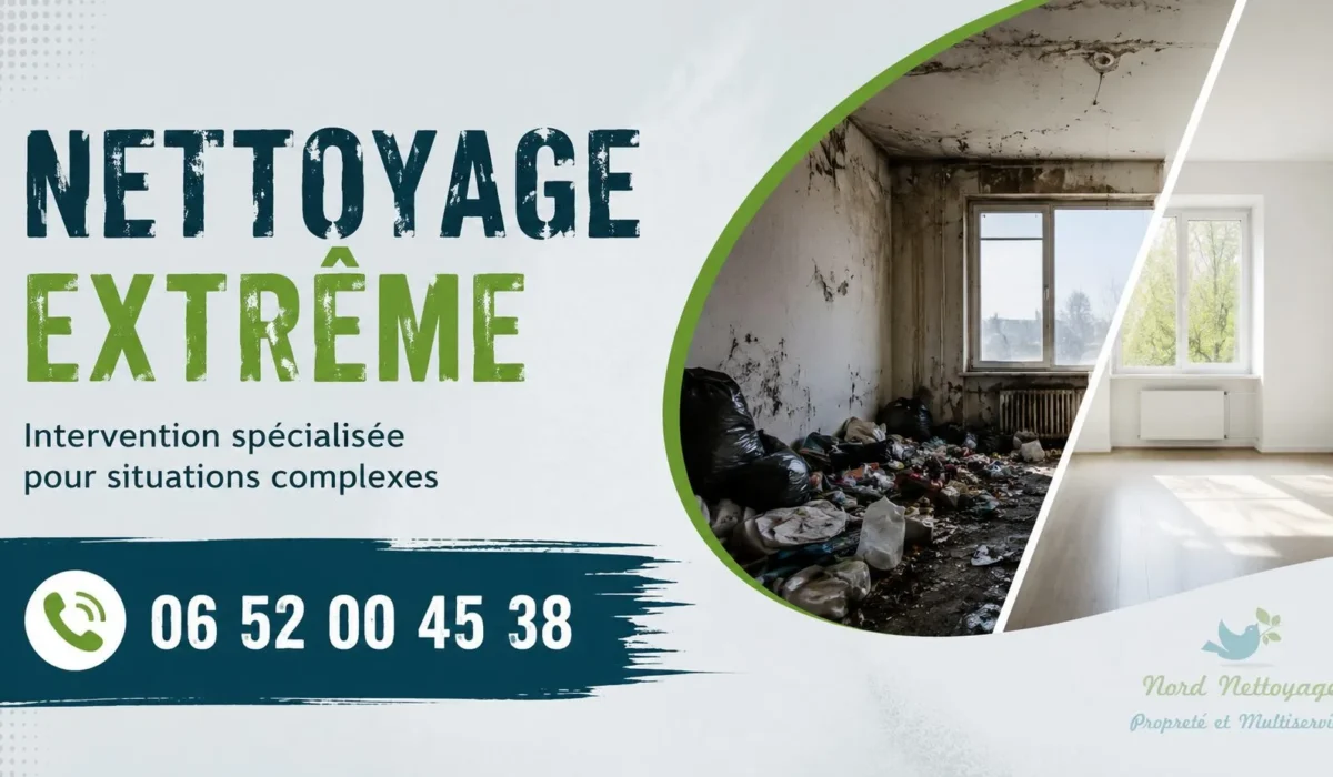 Dourges : nos prestations de nettoyage extrême