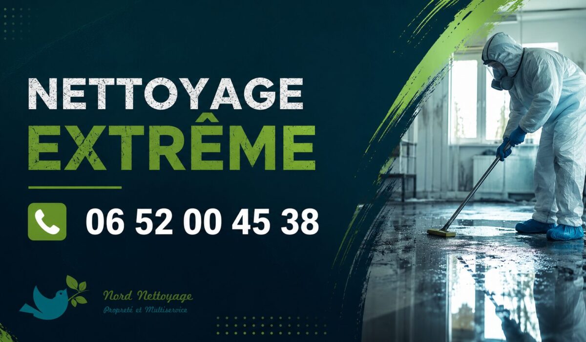 Nettoyage extrême à Doussard réalisé par Nord Nettoyage avec intervention rapide pour logements insalubres, syndrome de Diogène et après sinistre.