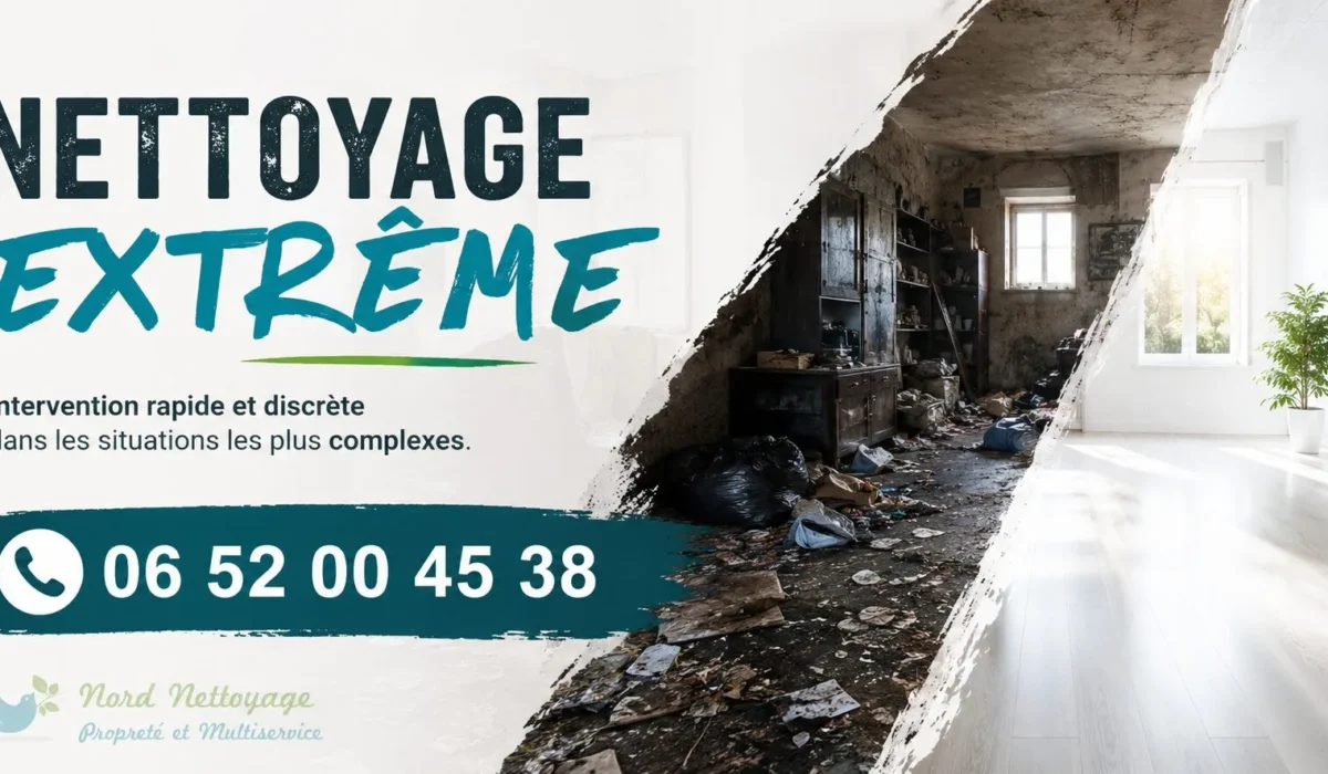 Douvrin : nos prestations de nettoyage extrême