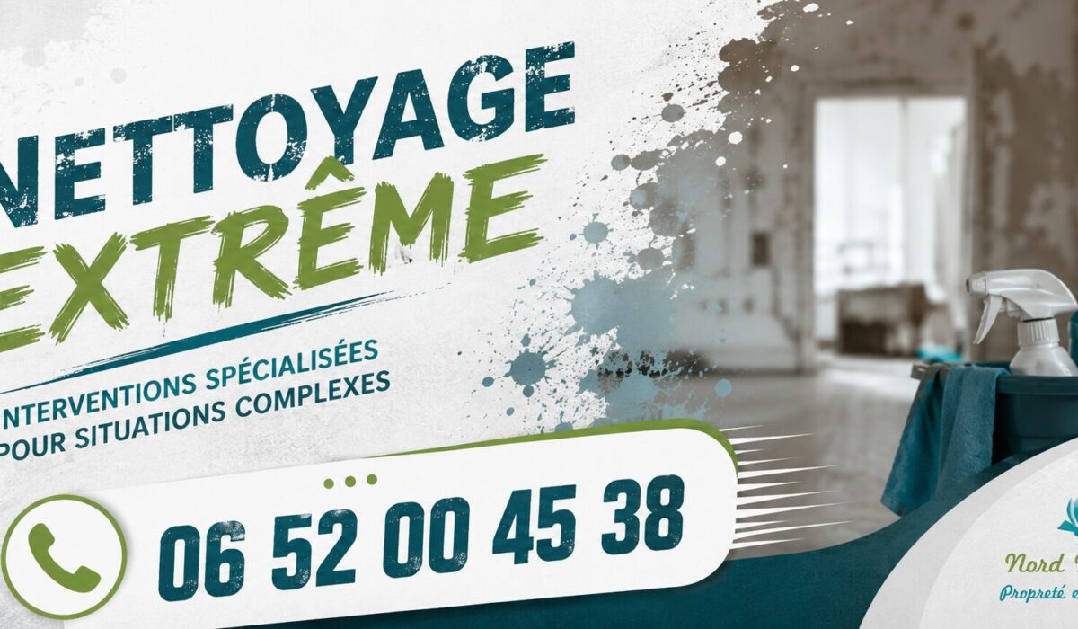 Équipe spécialisée en nettoyage extrême à Drumettaz-Clarafond avec intervention professionnelle pour logements insalubres et situations complexes