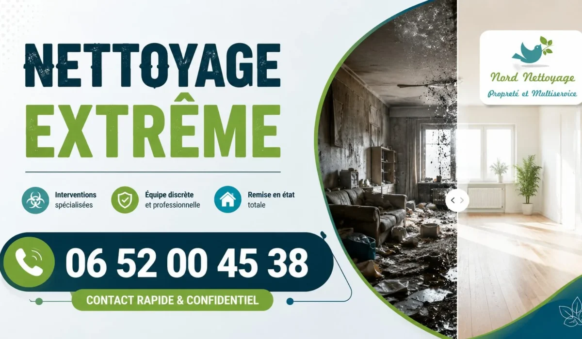 Dugny : nos prestations de nettoyage extrême