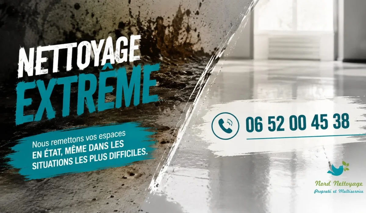 DUNKERQUE : nos prestations de nettoyage extrême