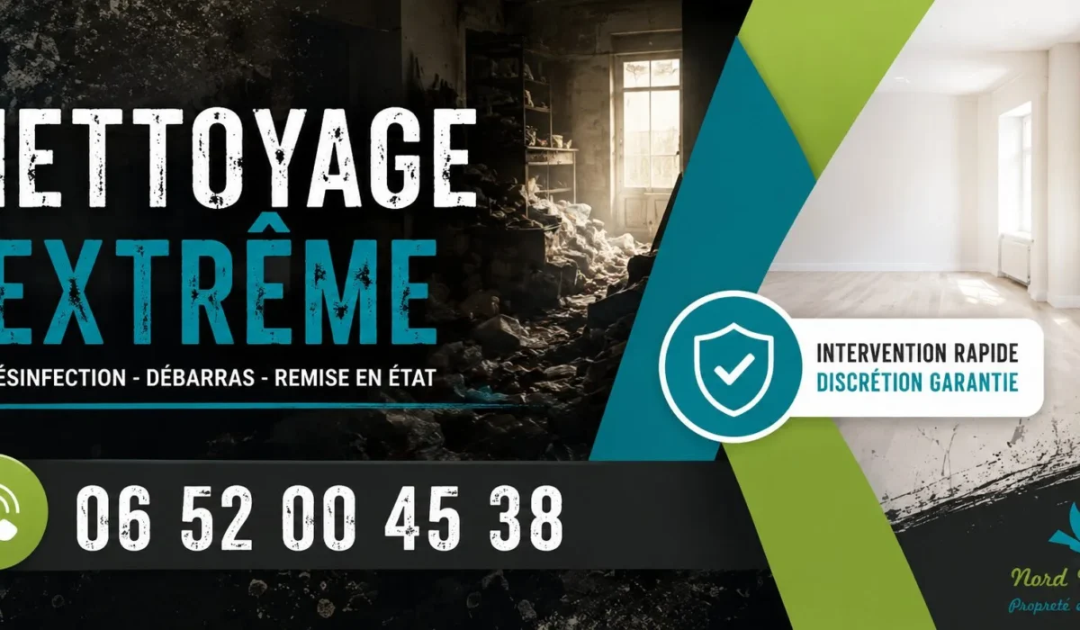 Écouen : nos prestations de nettoyage extrême