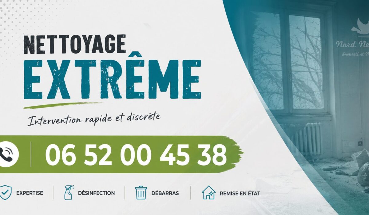 Service de nettoyage extrême à Ermont avec désinfection, débarras et remise en état de logements insalubres ou fortement encombrés.
