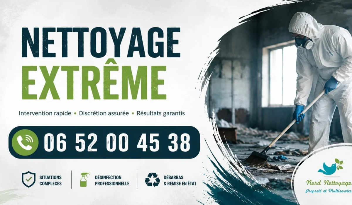 Essert : nos prestations de nettoyage extrême