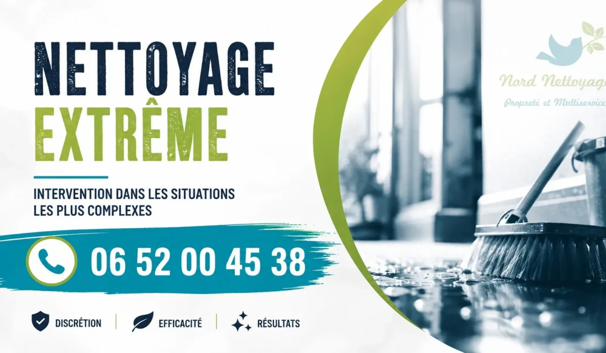 Exincourt : nos prestations de nettoyage extrême