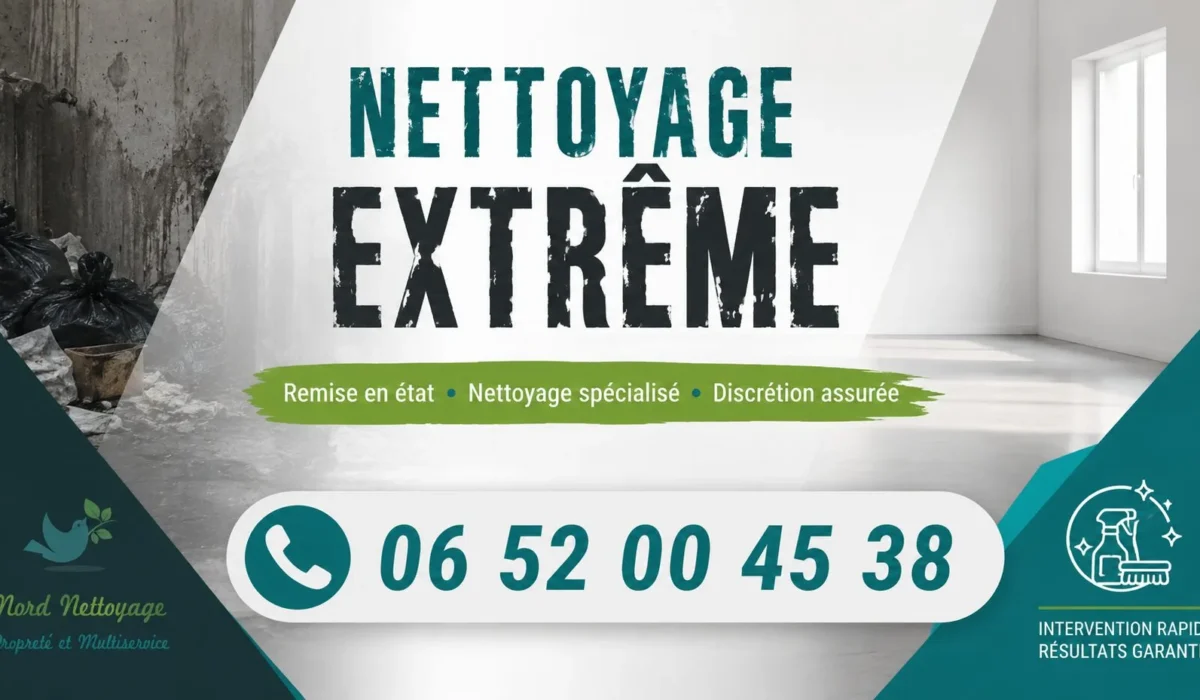 Feignies : nos prestations de nettoyage extrême