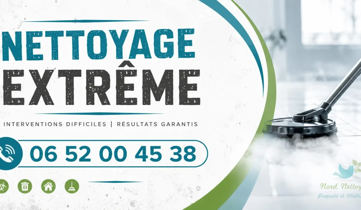 Ferrière-la-Grande : nos prestations de nettoyage extrême