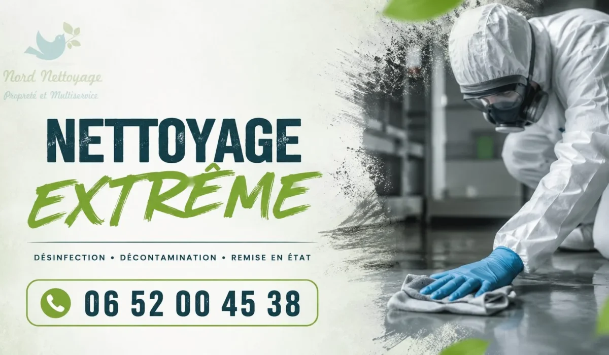 Flines-lez-Raches : nos prestations de nettoyage extrême