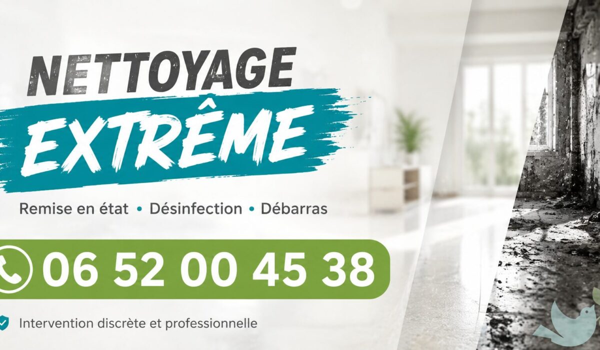 Nettoyage extrême à Fraisses avec intervention rapide pour logements insalubres, syndrome de Diogène, après sinistre et désinfection complète.