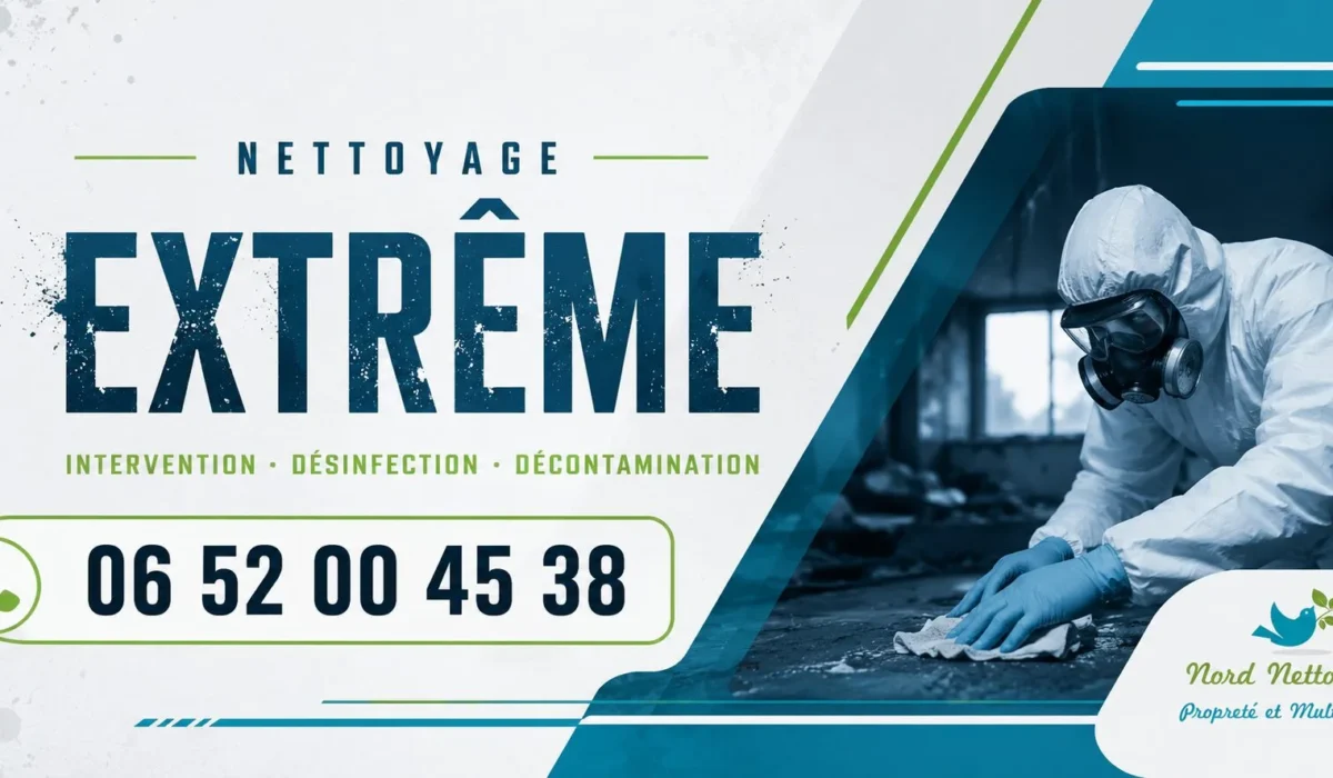 Gauchy : nos prestations de nettoyage extrême