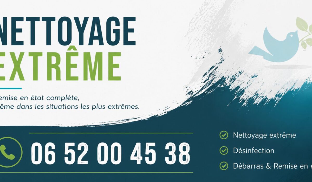 Intervention de nettoyage extrême à Gif-sur-Yvette avec remise en état complète, désinfection et débarras professionnel.