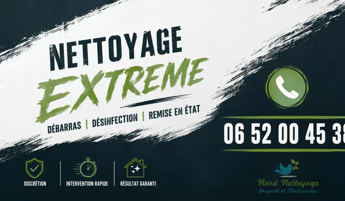 Gondecourt : nos prestations de nettoyage extrême