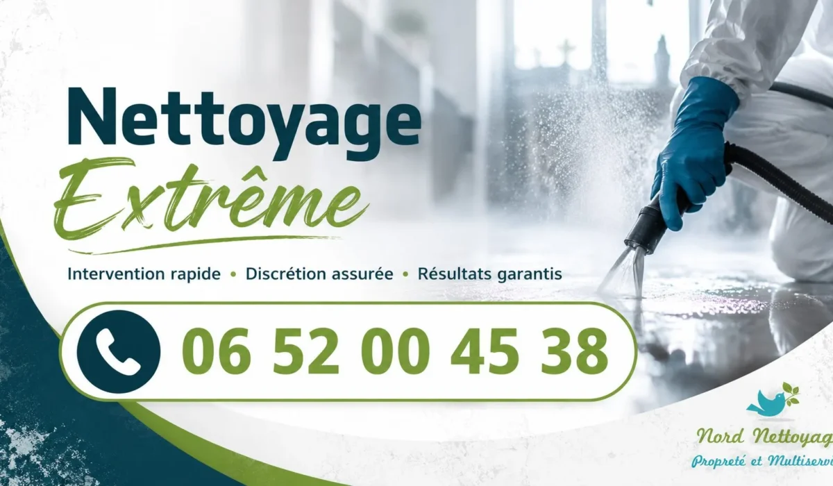 Grande-Synthe : Nos prestations de nettoyage extrême