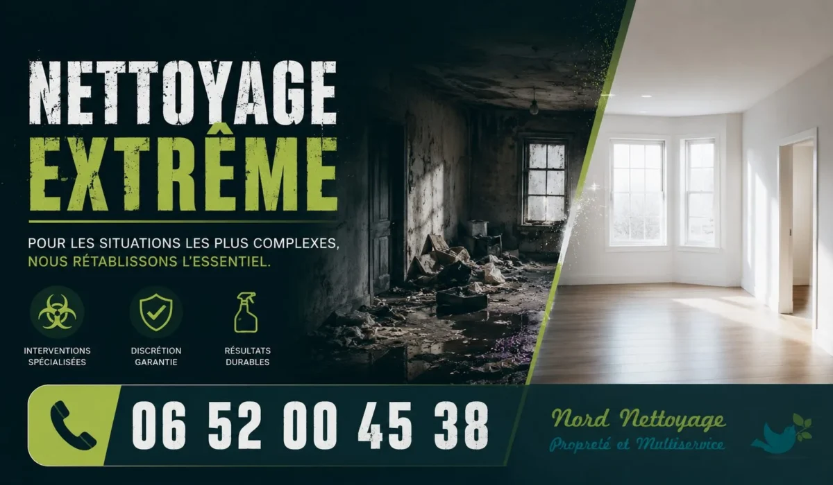Guérard : nos prestations de nettoyage extrême