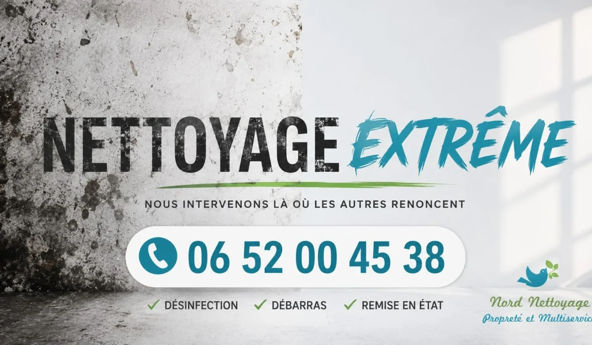 Guerville : nos prestations de nettoyage extrême