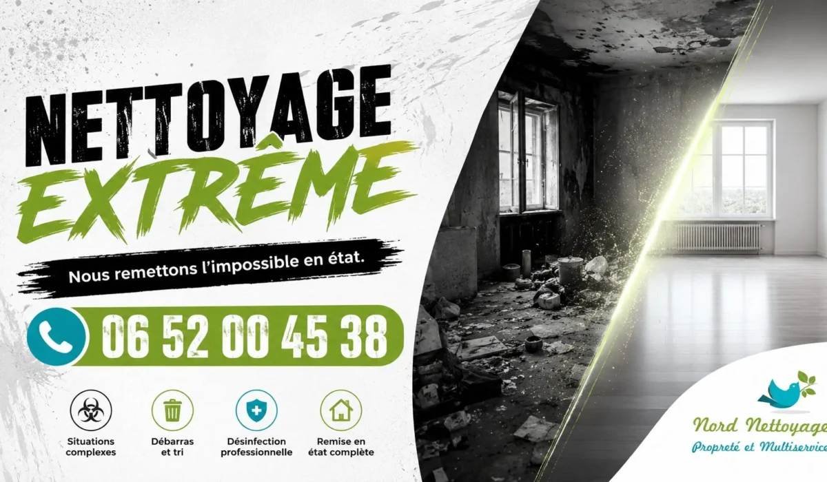 Guise : nos prestations de nettoyage extrême