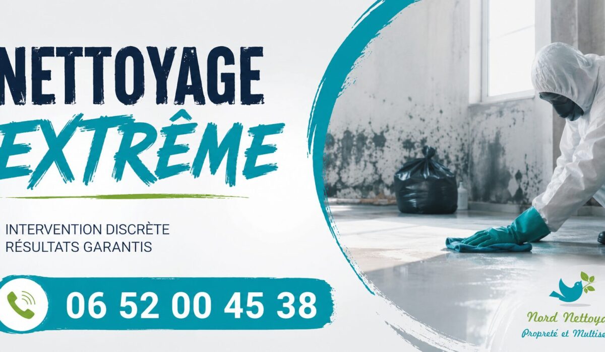 Nettoyage extrême à Hauteville-Lompnes après sinistre, syndrome de Diogène, insalubrité et désinfection – Nord Nettoyage
