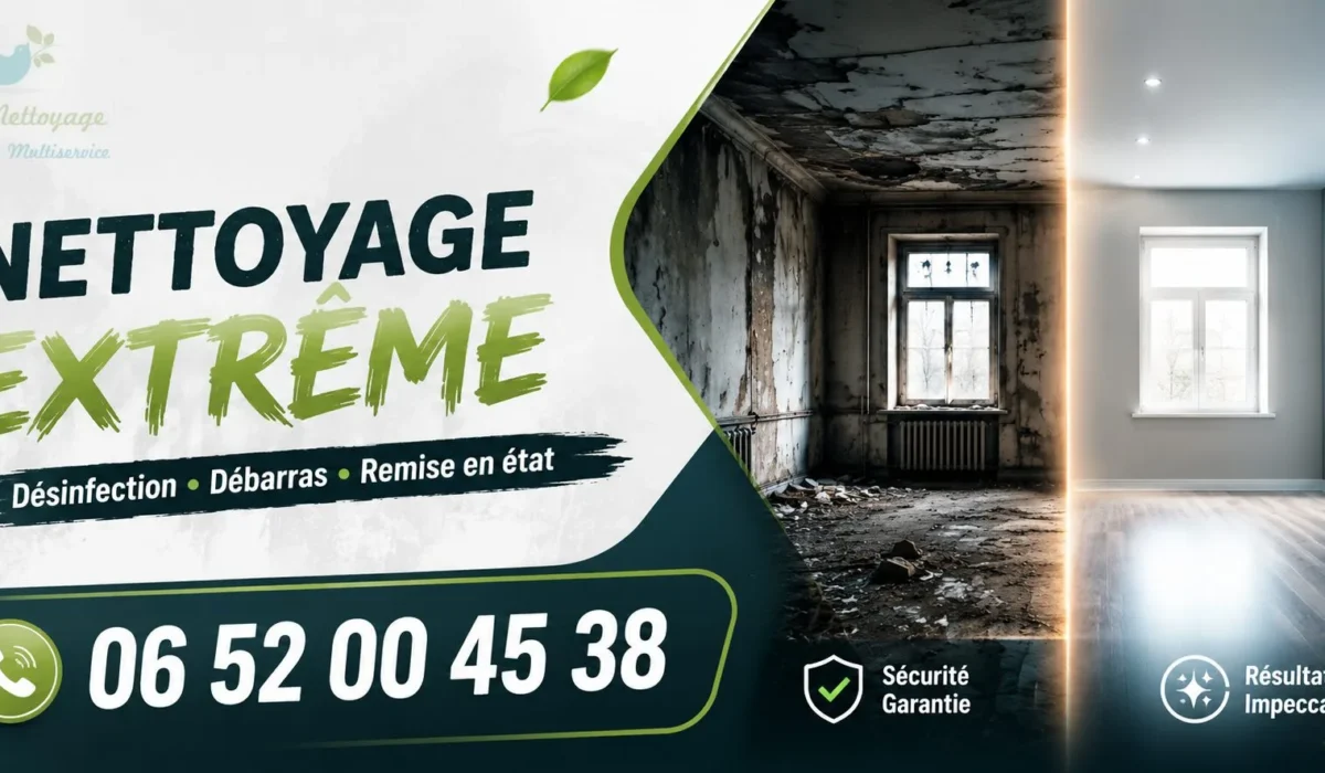 Haveluy : nos prestations de nettoyage extrême