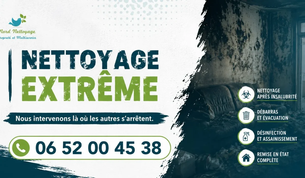 Hénin-Beaumont : Nos prestations de nettoyage extrême