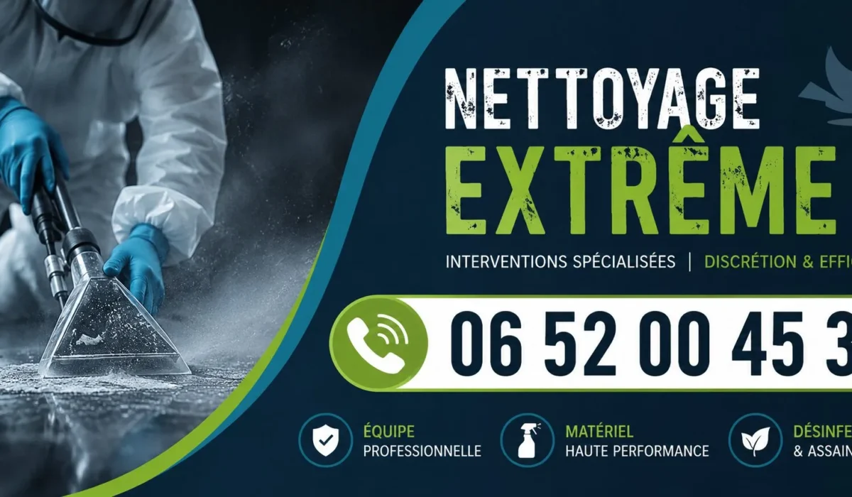 Héricy : nos prestations de nettoyage extrême